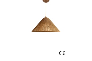 Candeeiro suspenso Hanai - Bege - 40 W
