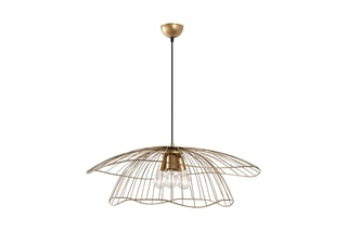 Candeeiro suspenso Mantar - Dourado - 3 x 40 W