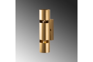 Wandlamp Luxora - Goudkleurig - 2 x 40 W