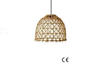 Candeeiro suspenso Aroha - Bege - 40 W