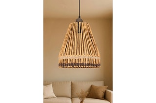 Candeeiro suspenso Caula - Bege - 40 W