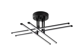 Candeeiro de teto LED Exhaust Preto