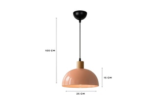 Candeeiro suspenso - Salmão - 40 W