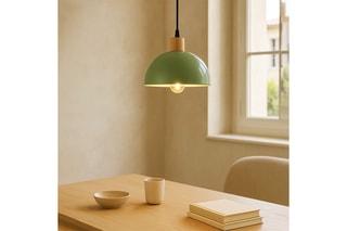 Candeeiro suspenso - Verde claro - 40 W