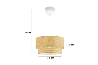 Candeeiro suspenso - Dourado - 40 W