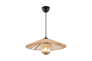 Candeeiro suspenso - Bege - 60 W