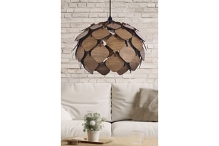 Candeeiro suspenso UAV011 - Castanho-escuro - 60 W