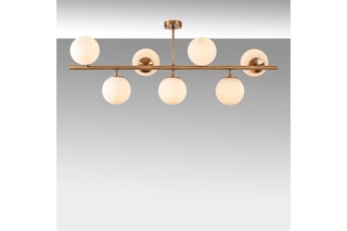 Plafondlamp Fazli - Goudkleurig - 7 x 40 W