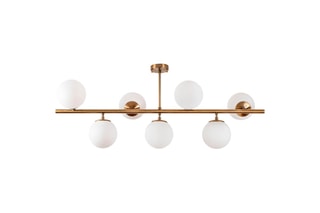 Plafondlamp Fazli - Goudkleurig - 7 x 40 W