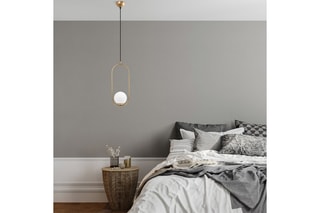 Candeeiro suspenso Mudoni - Dourado e preto - 40 W