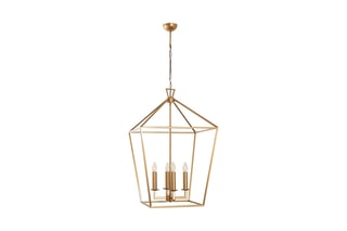 Hanglamp Till - Goudkleurig - 4 x 40 W