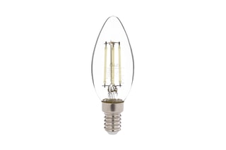 Lâmpada LED - Branco quente - 4 W - E14