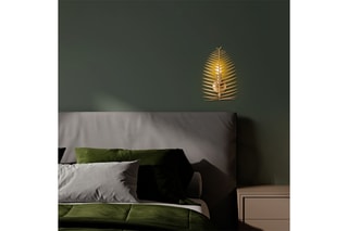 Aplique de parede Leaf - Dourado - 40 W