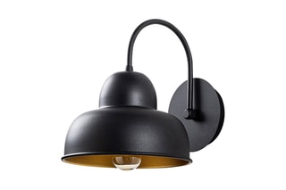 Aplique de parede Berceste Preto