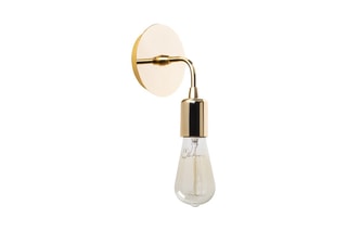 Aplique de parede Harput Dourado