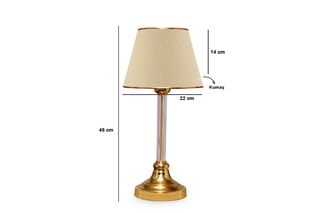 Tafellamp AYD - Goudkleurig - 60 W