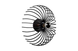 Aplique de parede Aspendos Preto