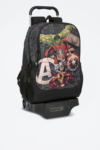 Rugtas met Wieltjes Avengers Marvel - Zwart