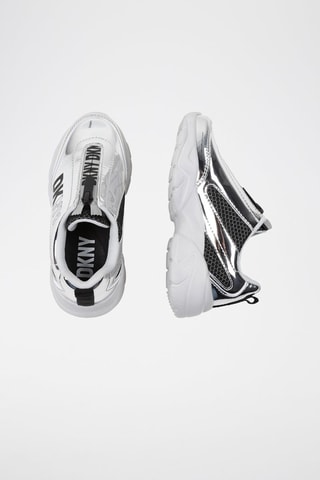 Platform Sneakers - Zilverkleurig - DKNY 