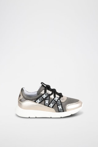 Leren Sneakers - Goudkleurig- DKNY