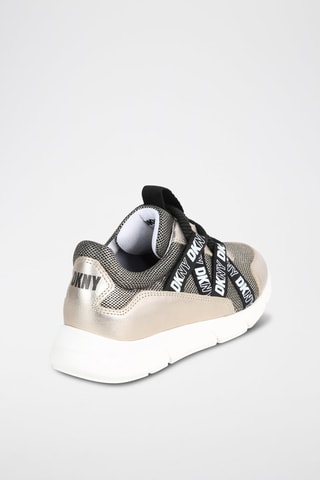 Leren Sneakers - Goudkleurig- DKNY