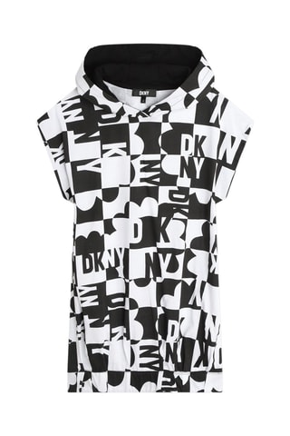 Jurk met Capuchon - Zwart - DKNY