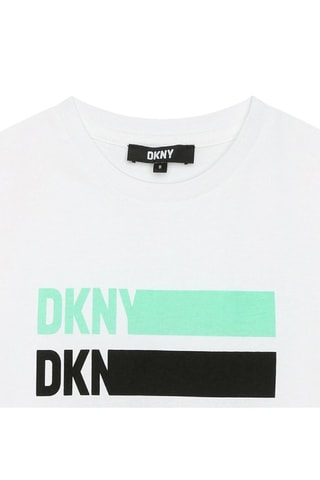 Biologisch Katoenen T-shirt - Wit - DKNY