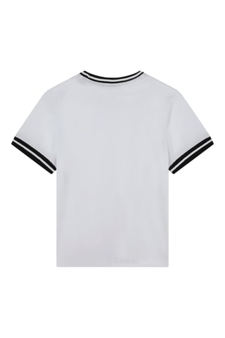 Biologisch Katoenen T-shirt Oversized - Wit - DKNY