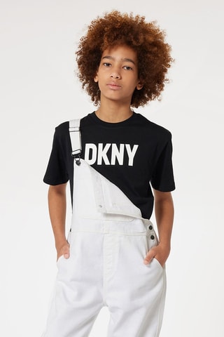 Biologisch Katoenen T-shirt - Zwart - DKNY