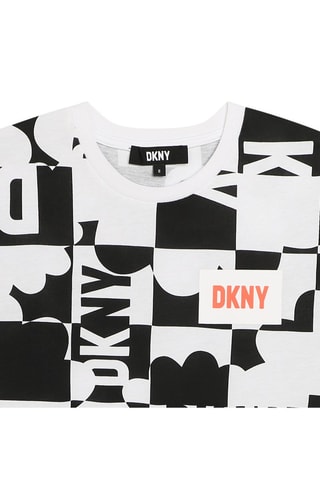 T-shirt - Zwart en Wit - DKNY