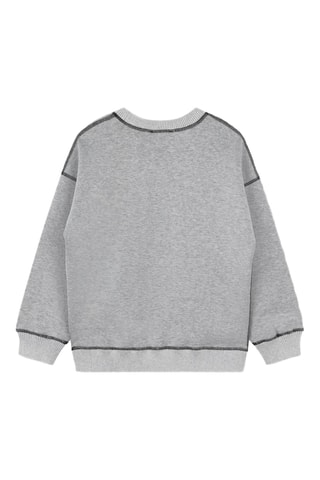 Dubbelzijdige Sweater - Gemêleerd Grijs - DKNY