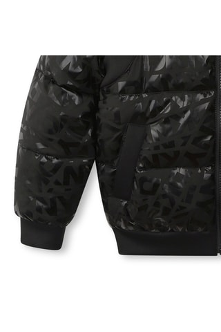 Gewatteerde Jas met Capuchon - Zwart - DKNY