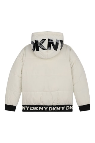 Dubbelzijdige Gewatteerde Jas - Gebroken Wit - DKNY