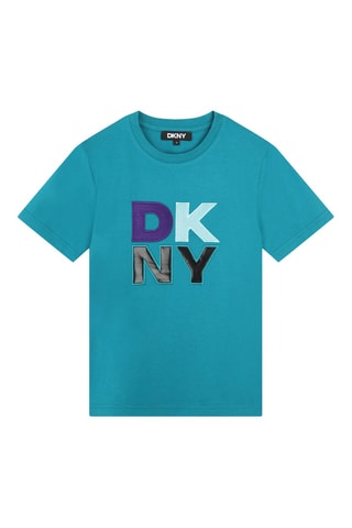 T-shirt - Turquoise - DKNY