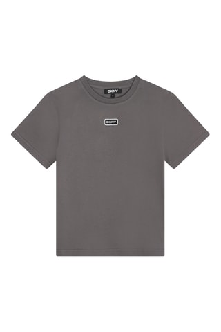 T-shirt - Donkergrijs - DKNY