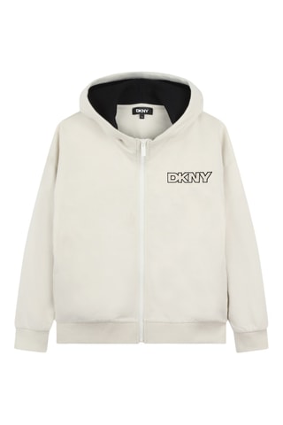 Sweater met Capuchon - Gebroken Wit - DKNY
