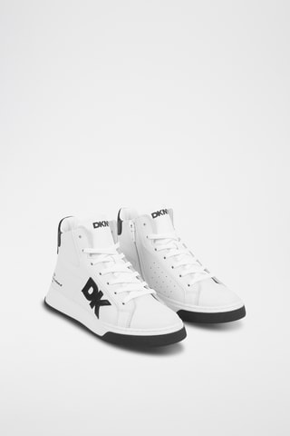 Hoge Leren Sneakers - Wit - DKNY