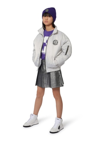 Hoge Leren Sneakers - Wit - DKNY