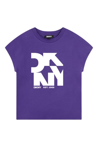 T-shirt - Paars - DKNY