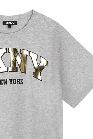 T-shirt - Grijs - DKNY