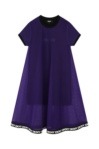 2 Jurken - Zwart en Paars - DKNY