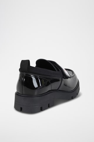 Lakleren Mocassins met Hak - Zwart - DKNY