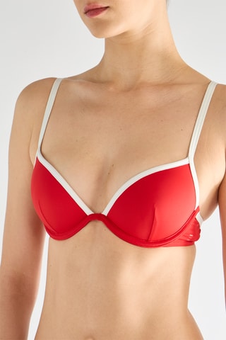 Parte de cima de biquíni - Vermelho