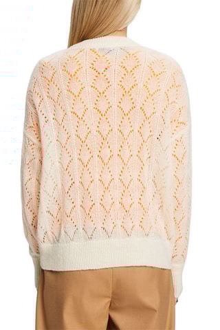 Camisola em lã e mohair - Branco
