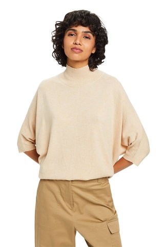 Pull en laine et cachemire - Beige
