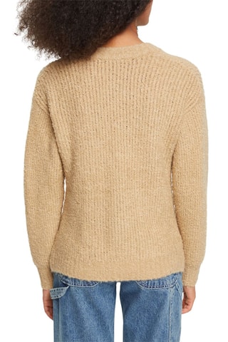 Camisola em lã e alpaca - Bege
