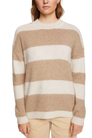 Wollen Trui - Gemêleerd Beige en Ecru