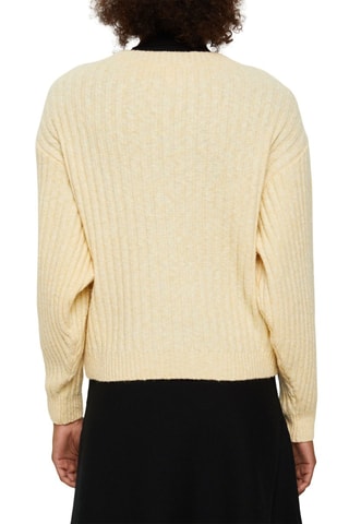 Camisola em algodão biológico Amarelo