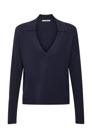 Pull en laine Bleu marine