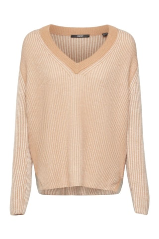 Camisola em lã e alpaca - Bege